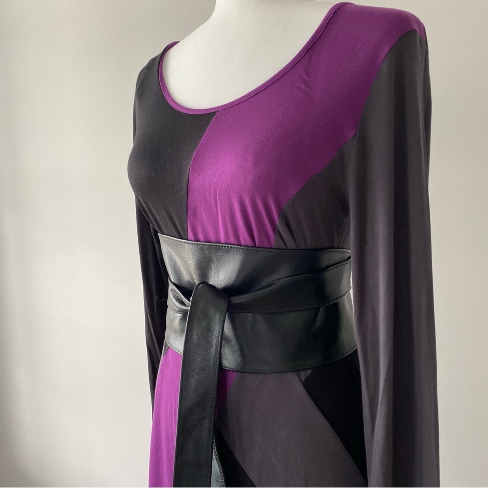 Patchwork Midi Dress